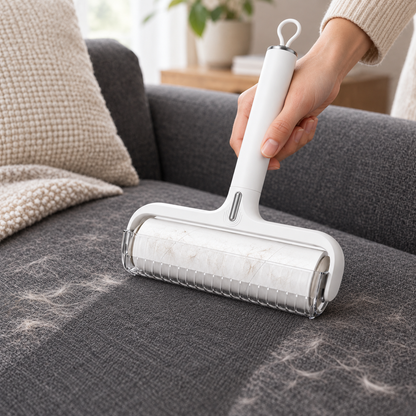 Wide-Cover Handheld Lint Roller