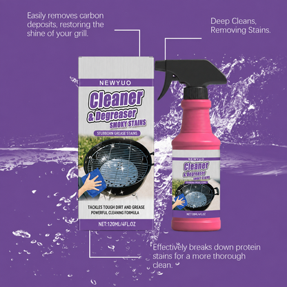 Powerful Grill Degreaser Spray for Tough Grease & Grime