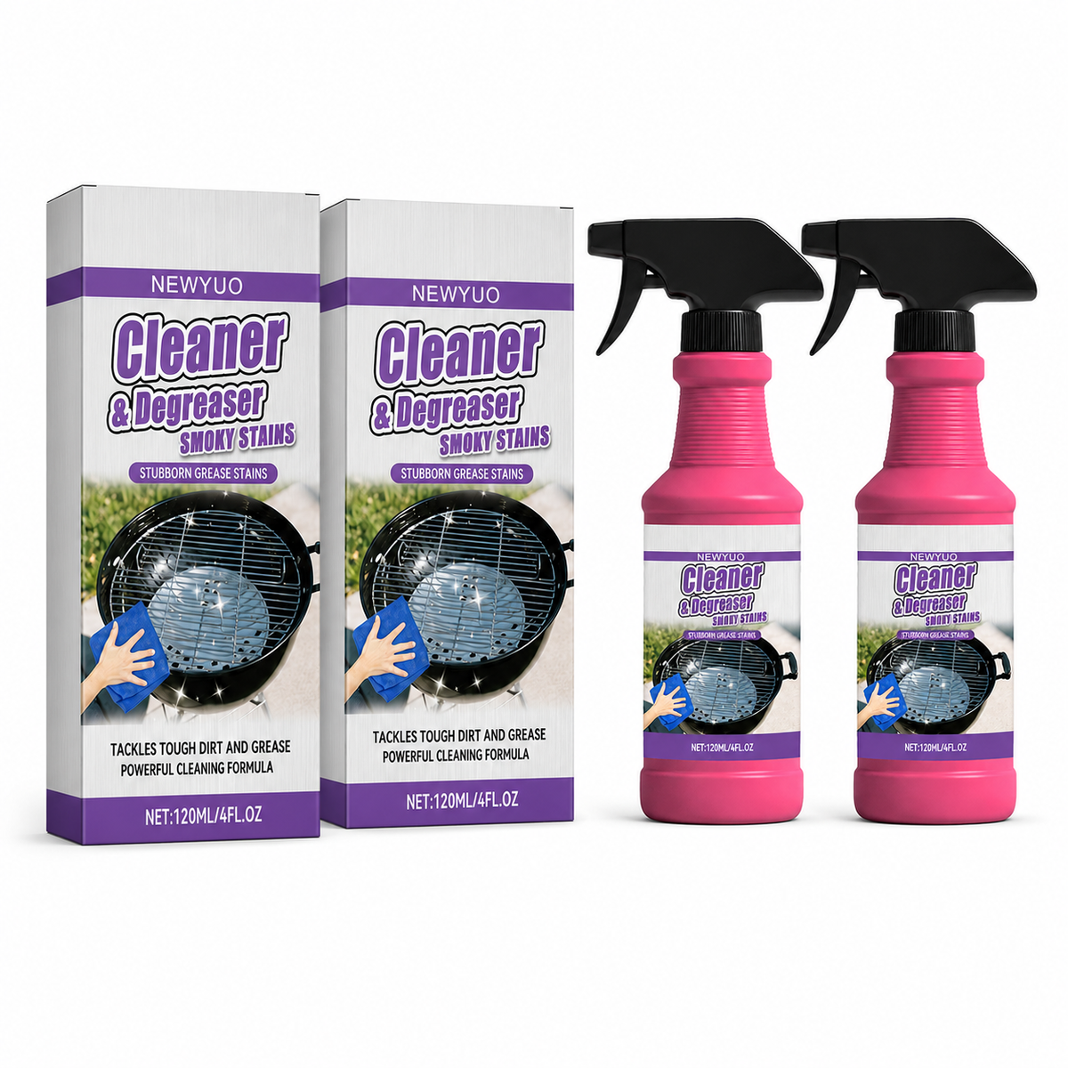 Powerful Grill Degreaser Spray for Tough Grease & Grime